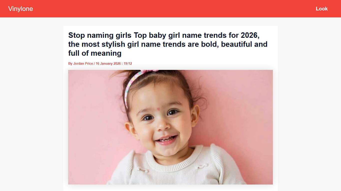 Stop naming girls Top baby girl name trends for 2026, the most stylish girl name trends are bold, beautiful and full of meaning
