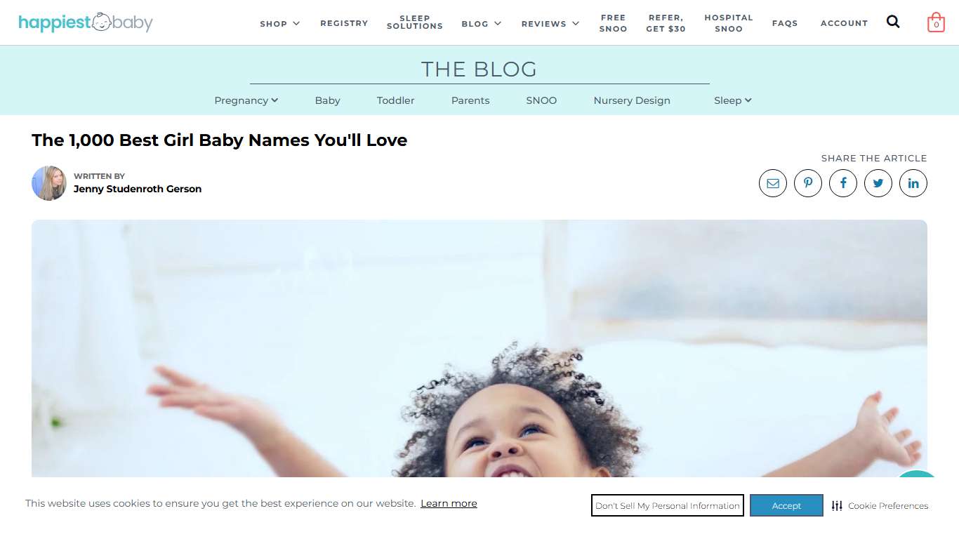 1,000 Best Baby Girl Names | Happiest Baby